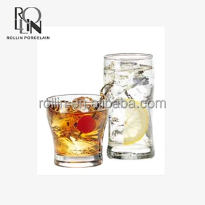Party beer glass thick bar glass drinking glassware