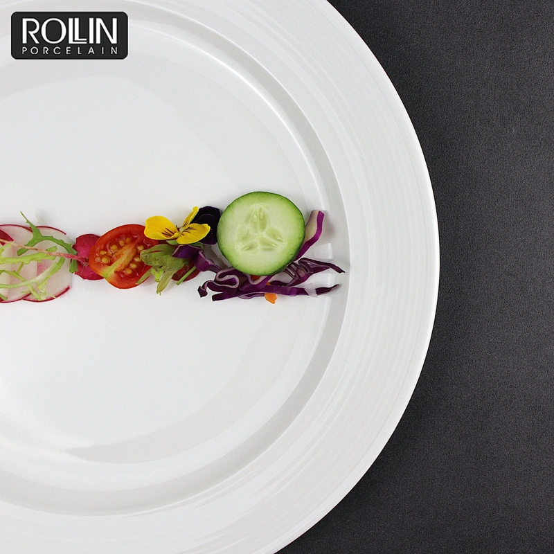 Classic Round Dinner Plate Side Plates for Hotel and Restaurant