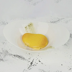 Wholesale 475ml 750ml 1000ml Egg-Shaped Ceramic Porcelain Fruit Soup Mixing Salad Cereal Ceramic Bowl