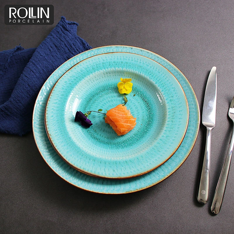 Chaozhou Manufacturer Hotel Supplies  Porcelain Side Plates and Dinner Plates