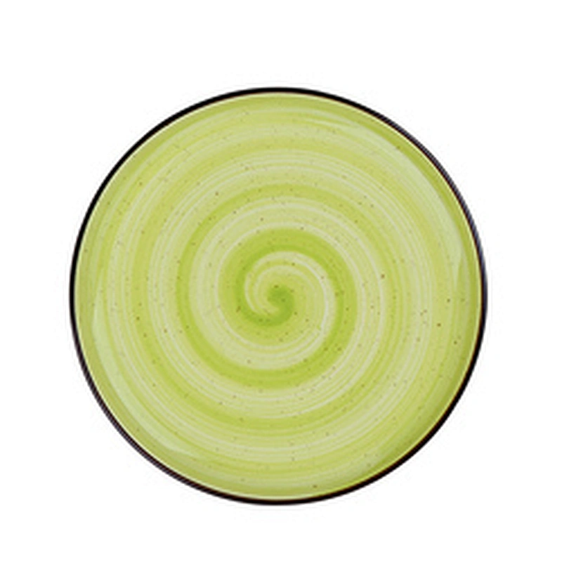 New Design Solid Color Spotted Tablewares Party Supplies Porcelain Charger Ceramic Plates