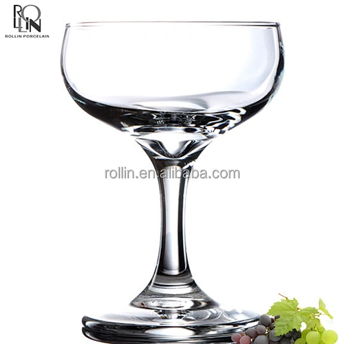 Wedding coupe champagne glasses