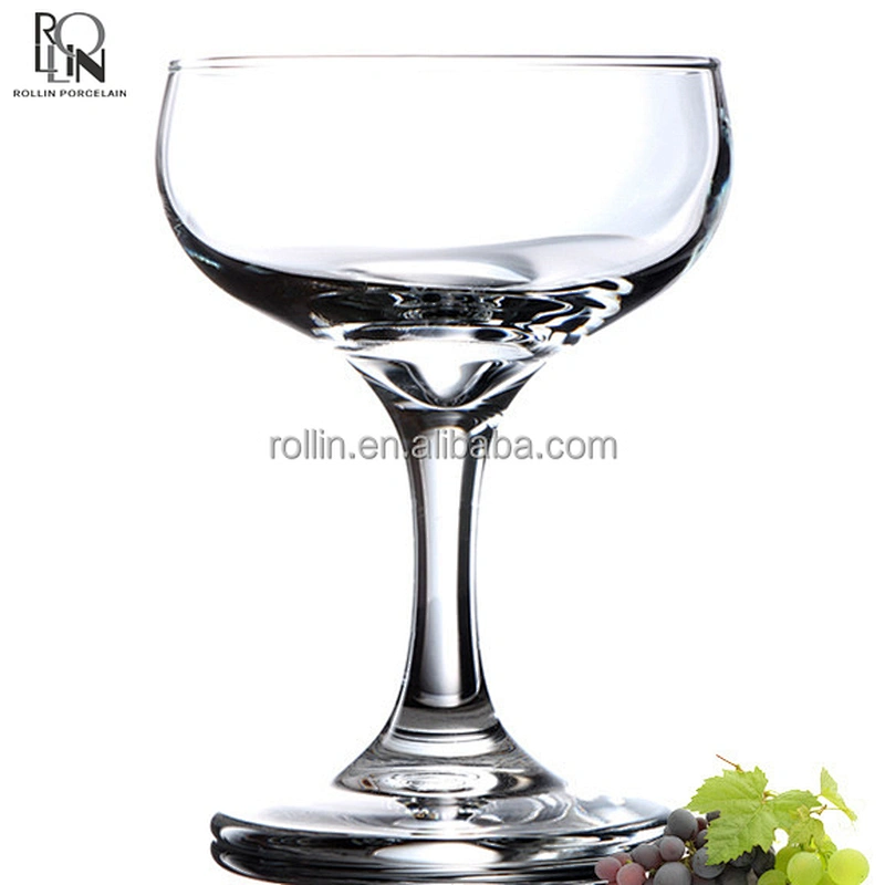 Wedding coupe champagne glasses