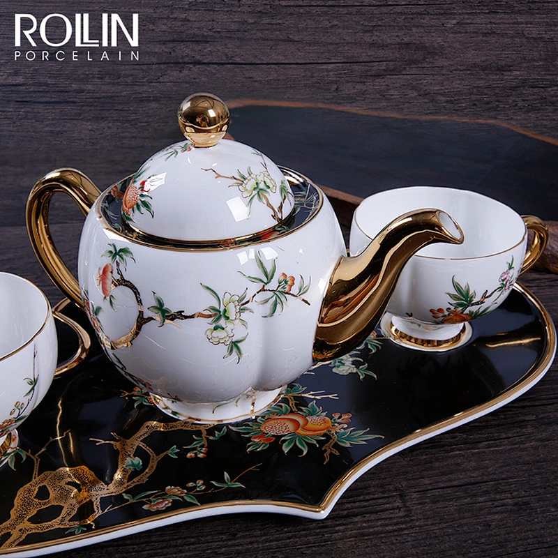 wholesale hotel restaurant luxury royal wedding custom white fine porcelain bone china ceramic dinnerware