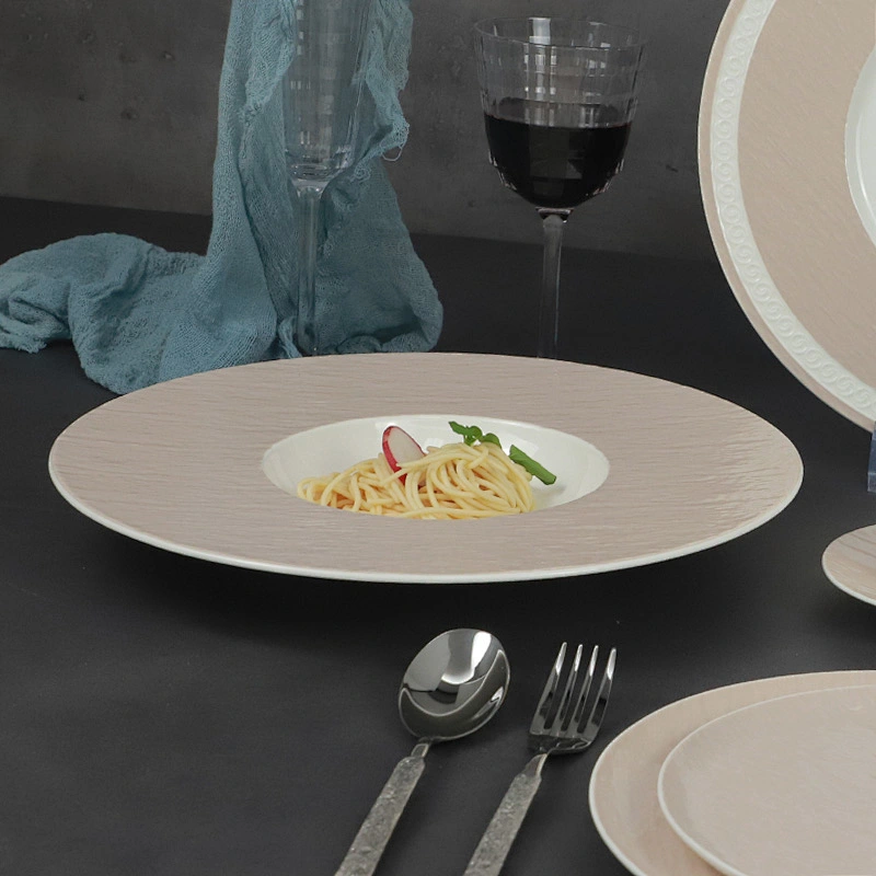 Good quality fine bone china dinner set Luxurious style ceramic dinner set