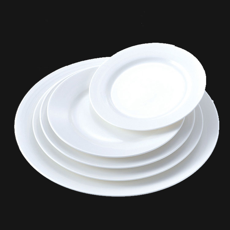 Wholesale high quality cheap round restaurant cheap porcelain pastry plate