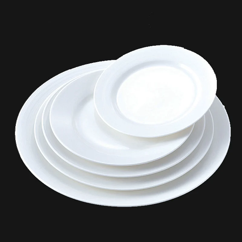 Wholesale high quality cheap round restaurant cheap porcelain pastry plate