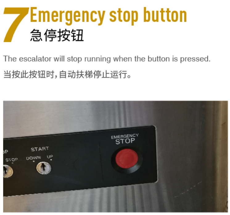 shopping mall escalator