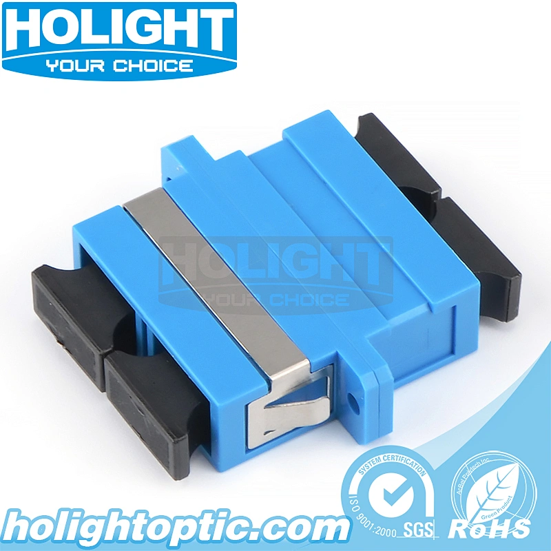 SC to SC Duplex Single Mode Fiber Optic Adapter