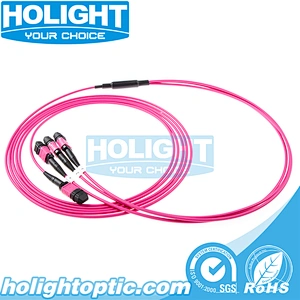 24Fibers MPO-8fibers 3xMPO OM4 mini 3.0mm Fiber Optic Patch Cable