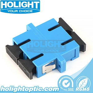SC to SC Duplex Single Mode Fiber Optic Adapter