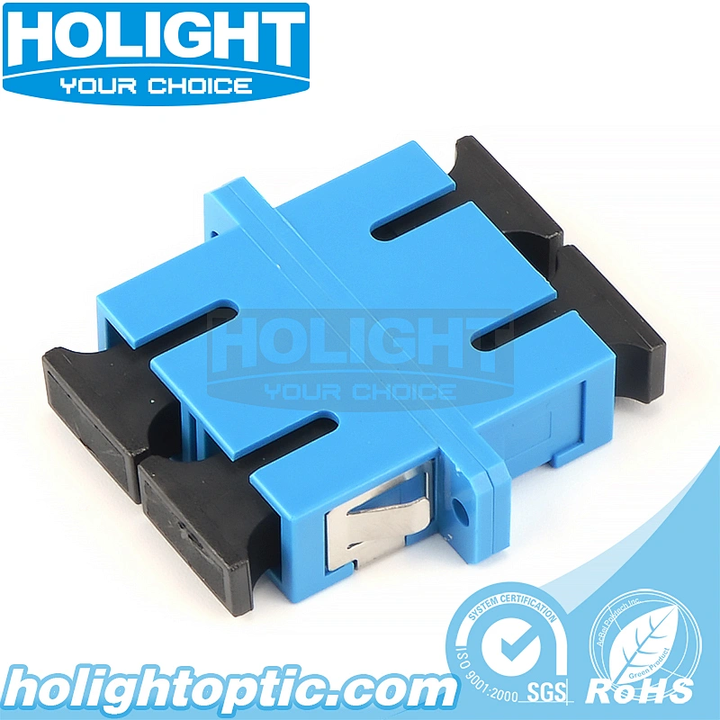 SC to SC Duplex Single Mode Fiber Optic Adapter
