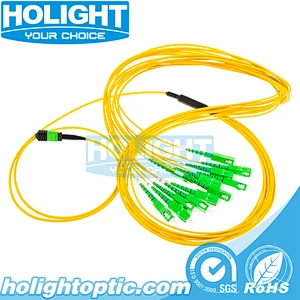 12 Core MPO/APC to SC/APC Single Mode Fiber Optic Patch Cable