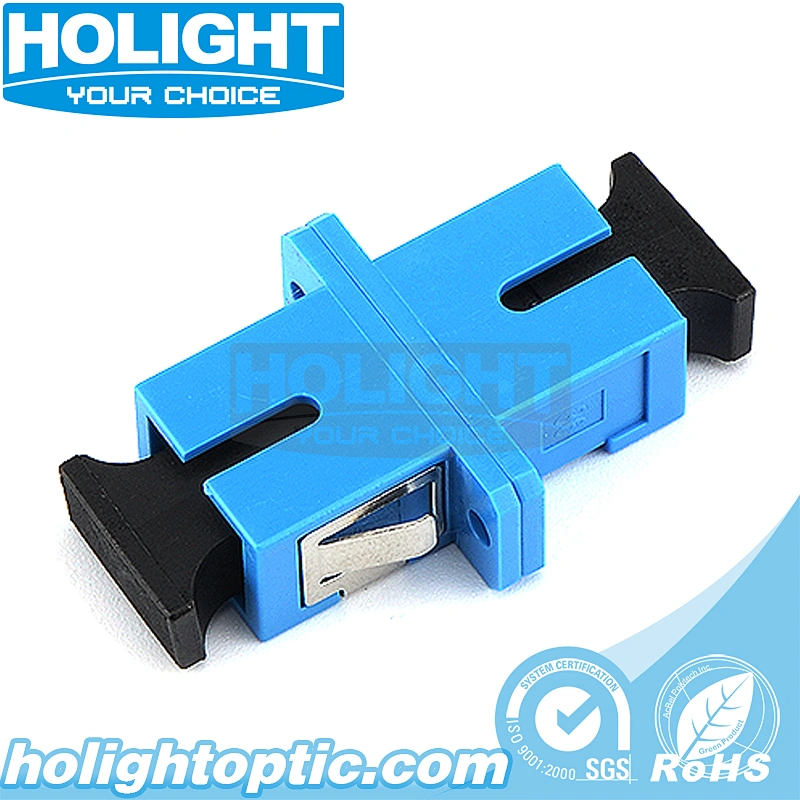 SC to SC Simplex Single Mode Fiber Optic Adapter