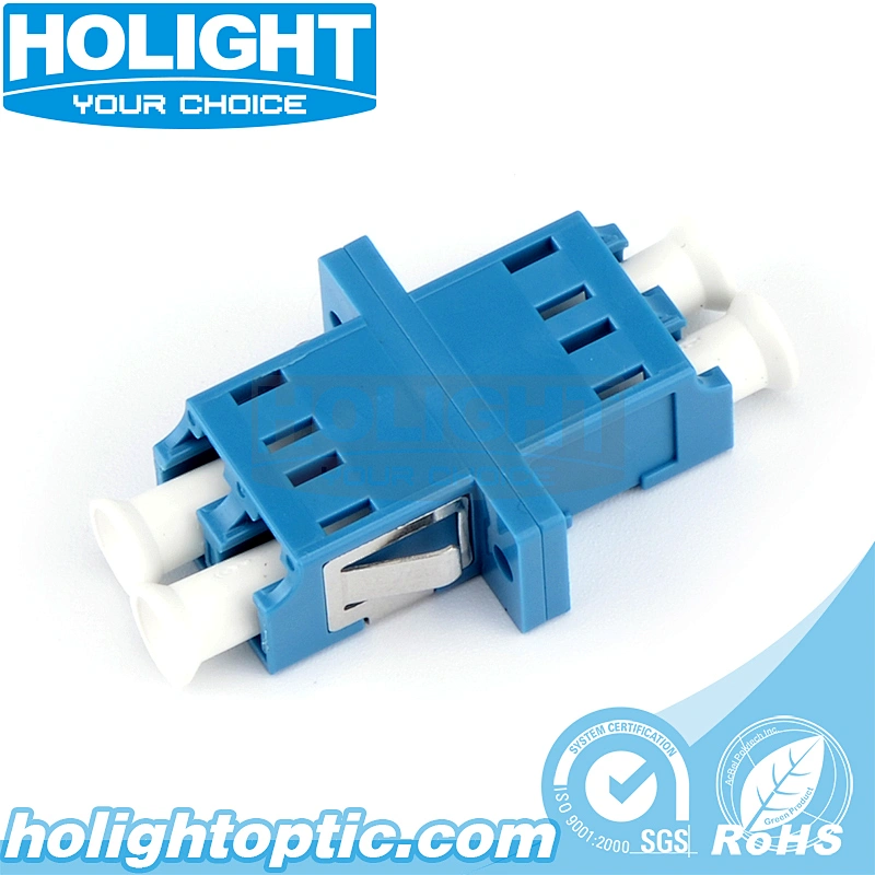 LC/PC to LC/PC Duplex Single Mode Fiber Optic Adapter
