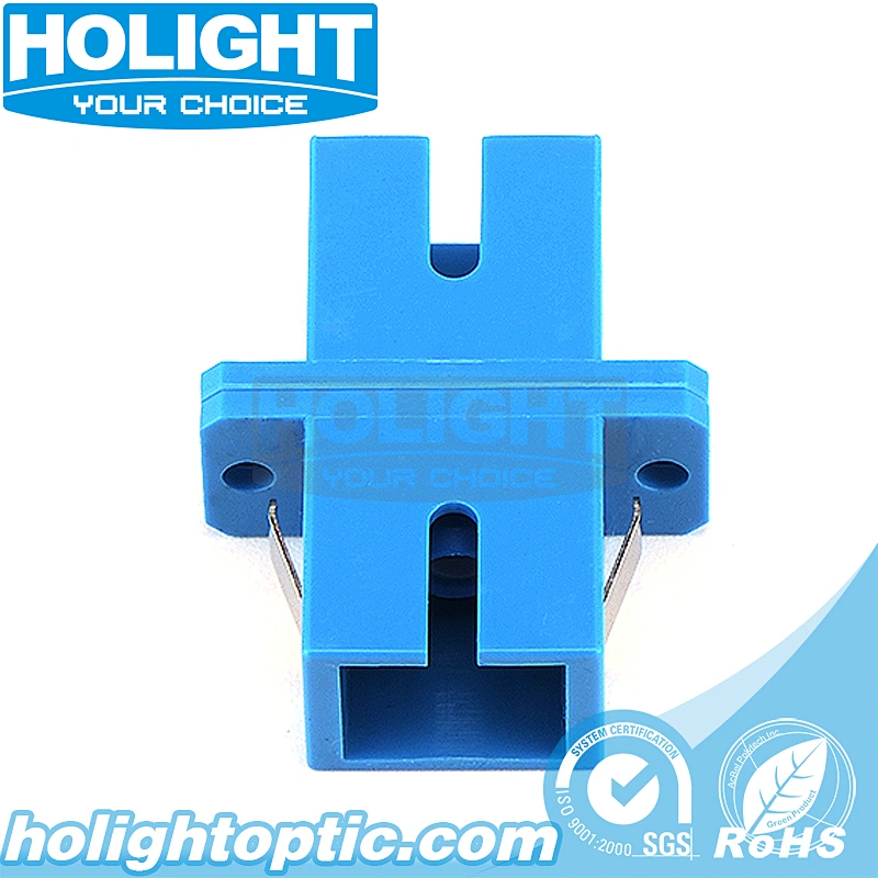 SC to SC Simplex Single Mode Fiber Optic Adapter