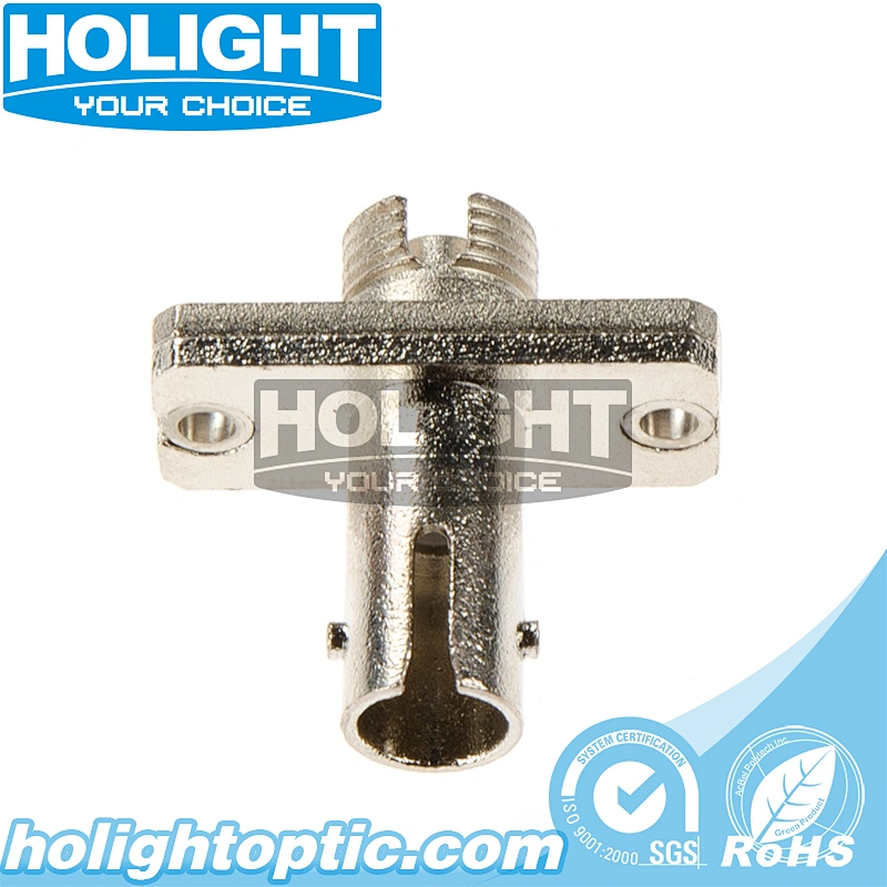 Hybrid Adapter FC/PC to ST/PC Singlemode Simplex Metal Type for Fiber Optic
