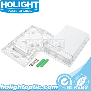 2ports ftth faceplate can install 2 SC simplex Adapter