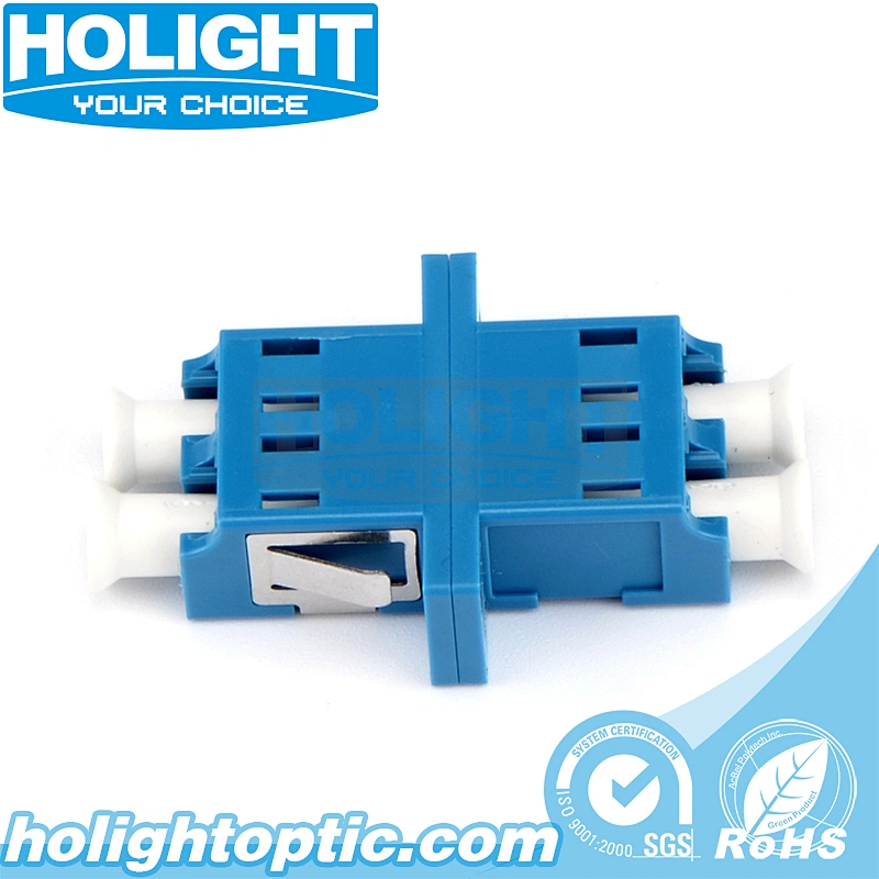 LC/PC to LC/PC Duplex Single Mode Fiber Optic Adapter