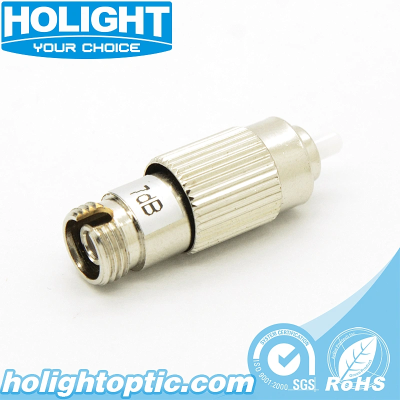 Plug-in Fiber Optic Attenuator FC/UPC Male to Female Type