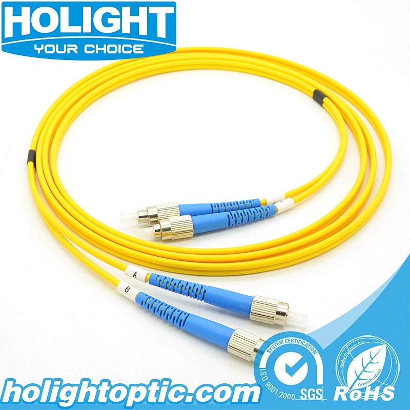 FC UPC to FC UPC Single mode Duplex 3.0mm fiber optic patch cable