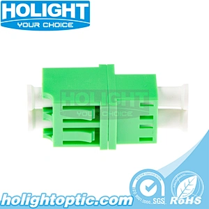LC/APC to LC/APC Duplex Single Mode Fiber Optic Adapter - Low Profile Type