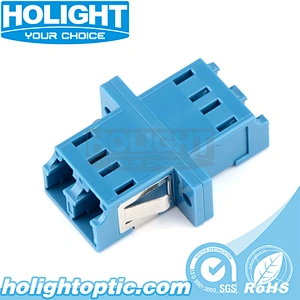 LC/PC to LC/PC Duplex Single Mode Fiber Optic Adapter