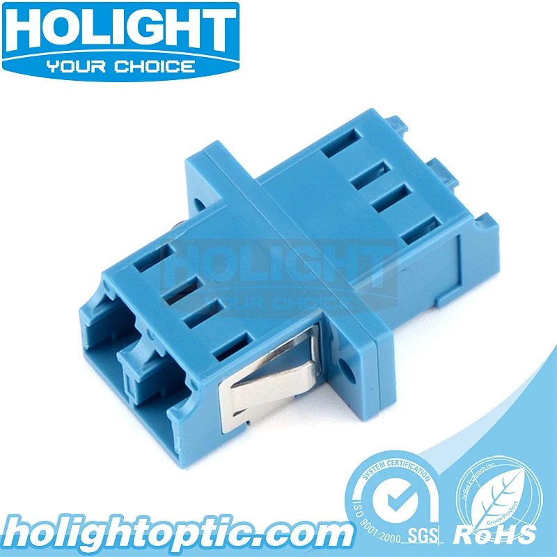 LC/PC to LC/PC Duplex Single Mode Fiber Optic Adapter