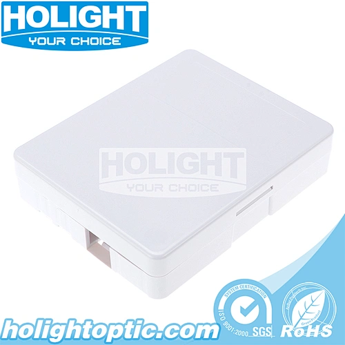 2 Ports Fiber Optic Wall Mounted Face Plate for Indoor Application