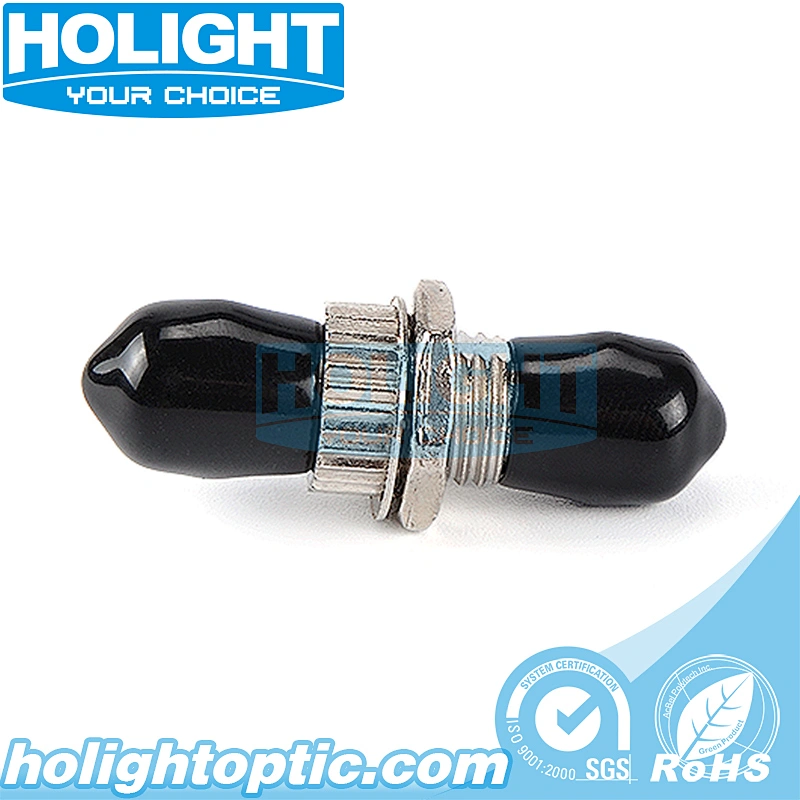 ST/PC to ST/PC Simplex Multimode Fiber Optic Adapter no Flange