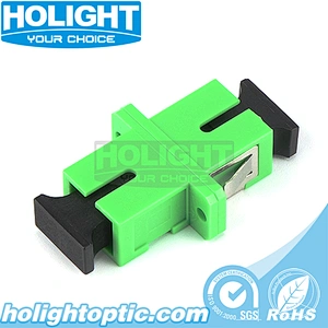 SC/APC to SC/APC Simplex Single Mode Fiber Optic Adapter