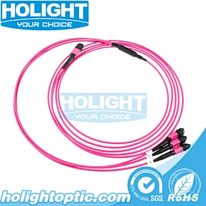 24Fibers MPO-8fibers 3xMPO OM4 mini 3.0mm Fiber Optic Patch Cable