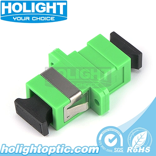 SC/APC to SC/APC Simplex Single Mode Fiber Optic Adapter
