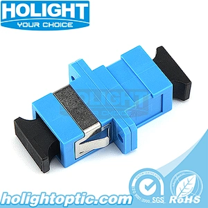 SC to SC Simplex Single Mode Fiber Optic Adapter
