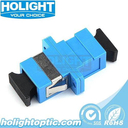 SC to SC Simplex Single Mode Fiber Optic Adapter