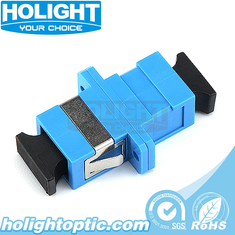 SC to SC Simplex Single Mode Fiber Optic Adapter