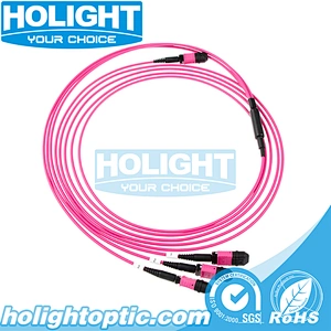 24Fibers MPO-8fibers 3xMPO OM4 mini 3.0mm Fiber Optic Patch Cable