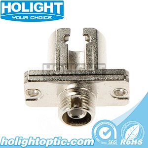 Hybrid Adapter LC to FC/APC Singlemode Simplex Metal Type for Fiber Optic
