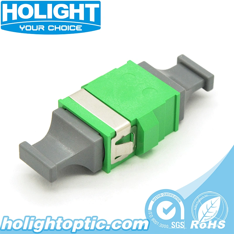 MPO/APC Adapter SC Footprint Green without Flange Type