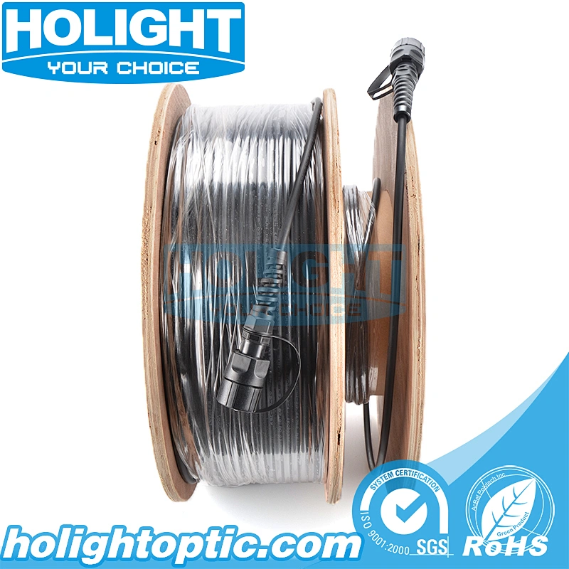 IP67 Waterproof ODVA LC/LC Single Mode Fiber Optic Patch Cord