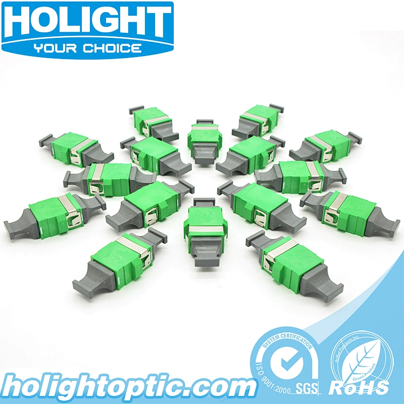 MPO/APC Adapter SC Footprint Green without Flange Type