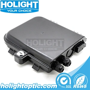 HTB8014B 8 Core IP65 Indoor and Outdoor Fiber Optic Terminal Box for FTTx Application