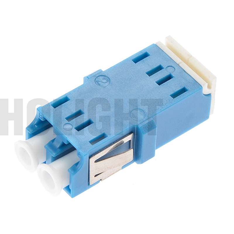 LC/PC to LC/PC Inner Shutter optical cable adapter Duplex without flange/with Y-shaped dust cap