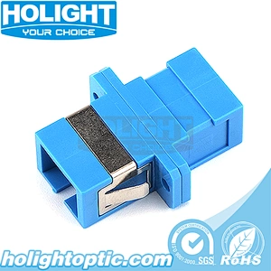 SC to SC Simplex Single Mode Fiber Optic Adapter