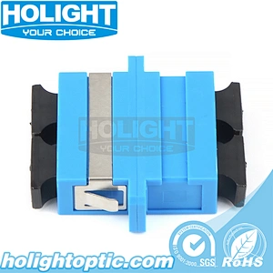 SC to SC Duplex Single Mode Fiber Optic Adapter
