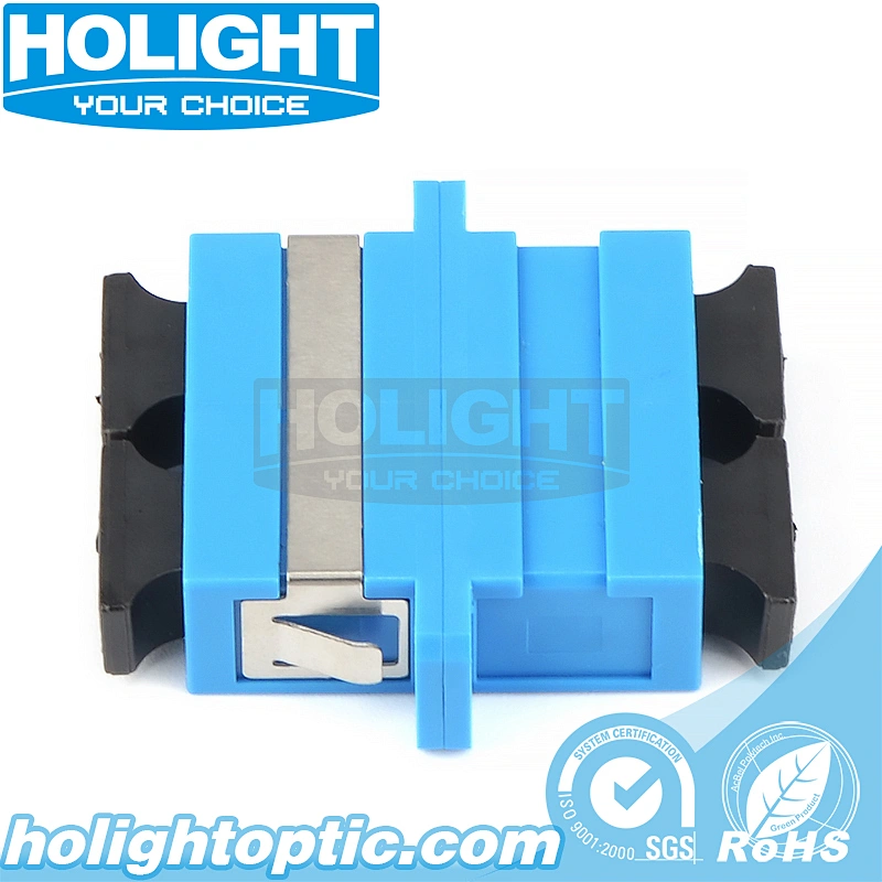 SC to SC Duplex Single Mode Fiber Optic Adapter