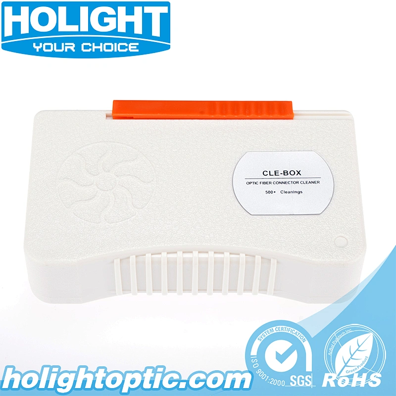 Fiber Optic Connector Cleaner Box for LC/SC/FC/ST/MU/E2000