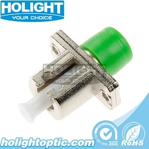 Hybrid Adapter LC to FC/APC Singlemode Simplex Metal Type for Fiber Optic