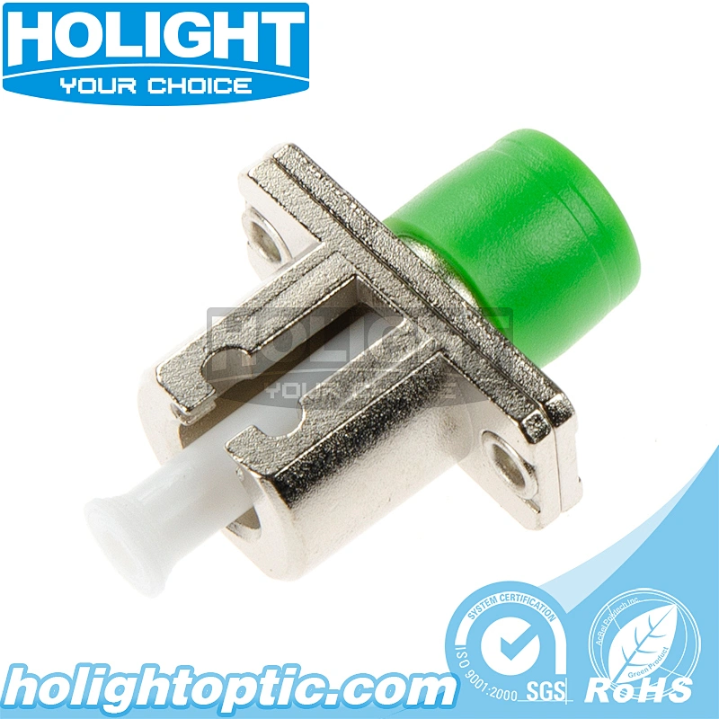 Hybrid Adapter LC to FC/APC Singlemode Simplex Metal Type for Fiber Optic