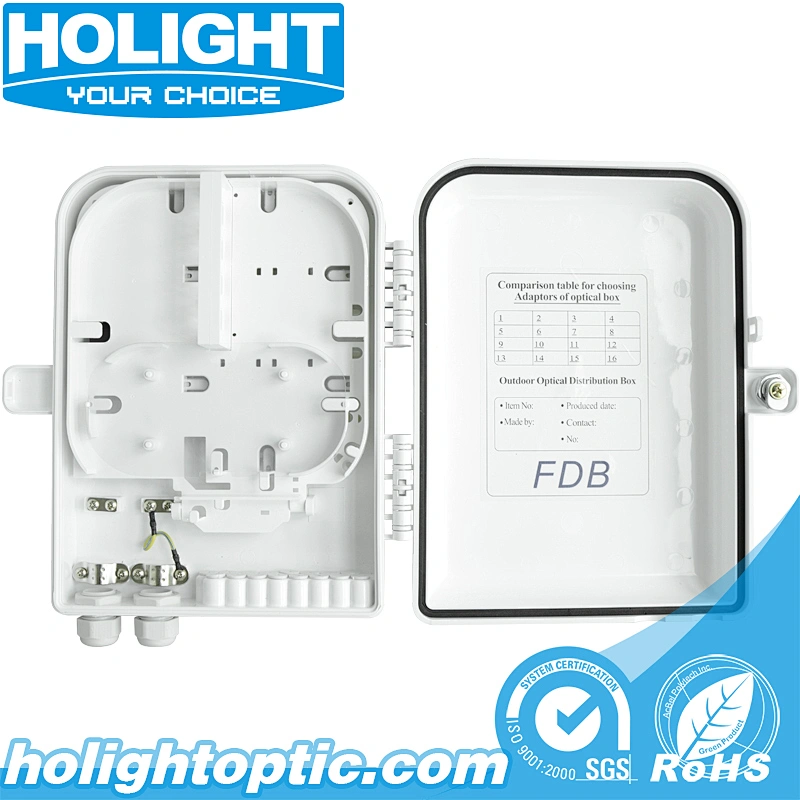 HTB8001 - 16 Ports Indoor/outdoor Fiber Optic Terminal Box for FTTH
